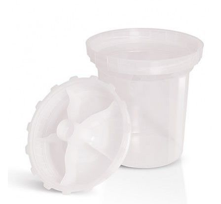 Vaso Flexible + Tapa A Rosca Con Filtro Incorporado 300ml 125 micras