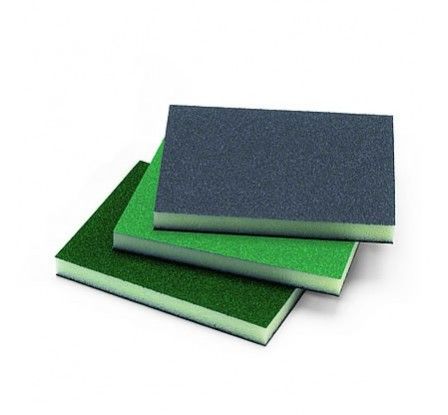 Double Sided Abrasive Sponges Sanding Pad 120 X 99 X 13mm