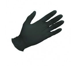 Guantes De Nitrilo Negro Sin Polvo Alta Resistencia