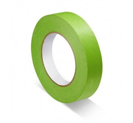 Cinta Premium de enmascarar de 100ªC de 19 mm.x 45 mts. Verde