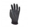 Guantes De Poliuretano Soporte Nylon Negro