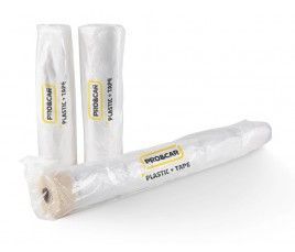 Rollo Protector Film Neutro Con Cinta 19 - 120cm. X 22,5 mts.   20Uds