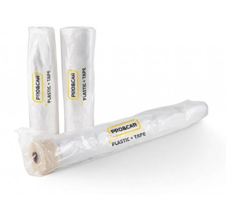 Rollo Protector Film Neutro Con Cinta 19 - 120cm. X 22,5 mts.   20Uds