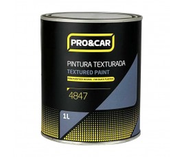 PINTURA TEXTURIZADA PARA PLÁSTICOS NEGRO (1 Lts.)